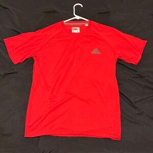 Adidas Men's Vibrant Red Short Sleeve Tee